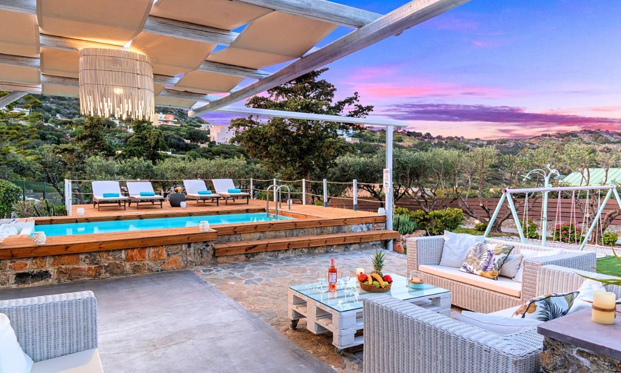 Cretan Lodge Heated Pool Agios Nikolaos  Luaran gambar
