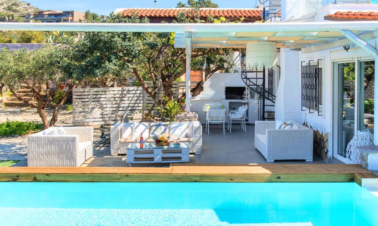 Cretan Lodge Heated Pool Agios Nikolaos  Luaran gambar