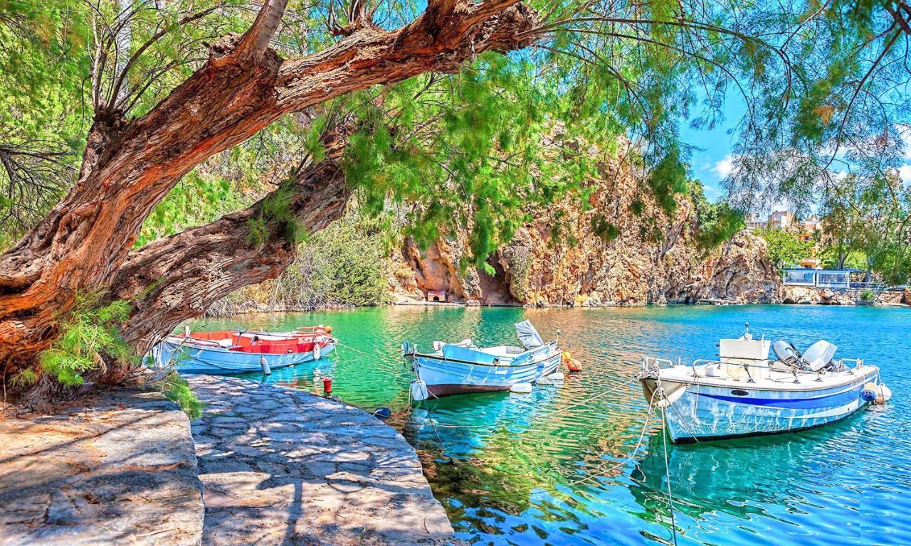 Cretan Lodge Heated Pool Agios Nikolaos  Luaran gambar