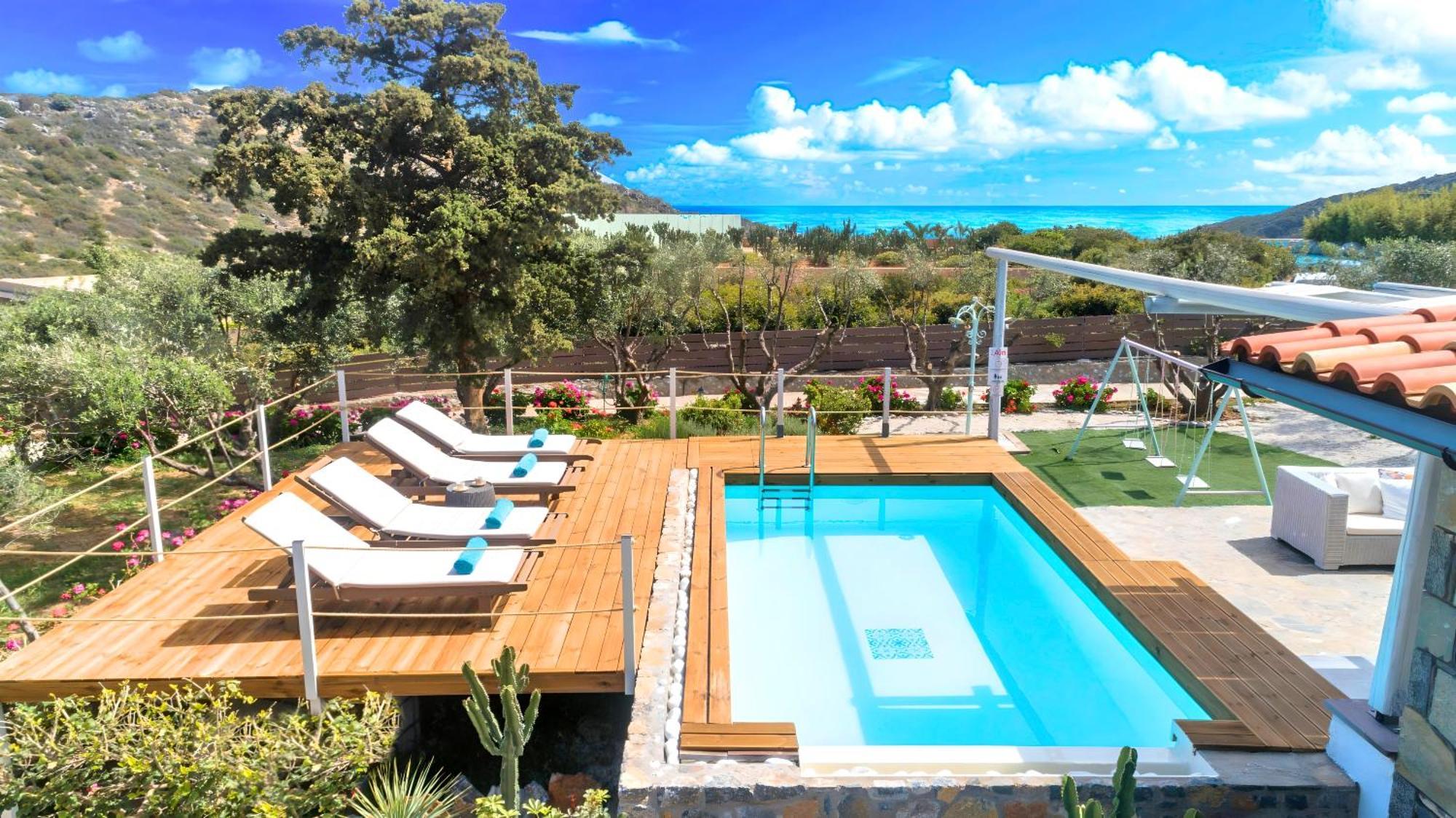Cretan Lodge Heated Pool Agios Nikolaos  Luaran gambar
