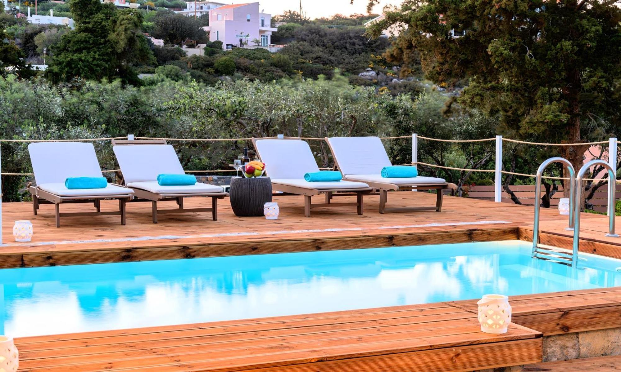 Cretan Lodge Heated Pool Agios Nikolaos  Luaran gambar