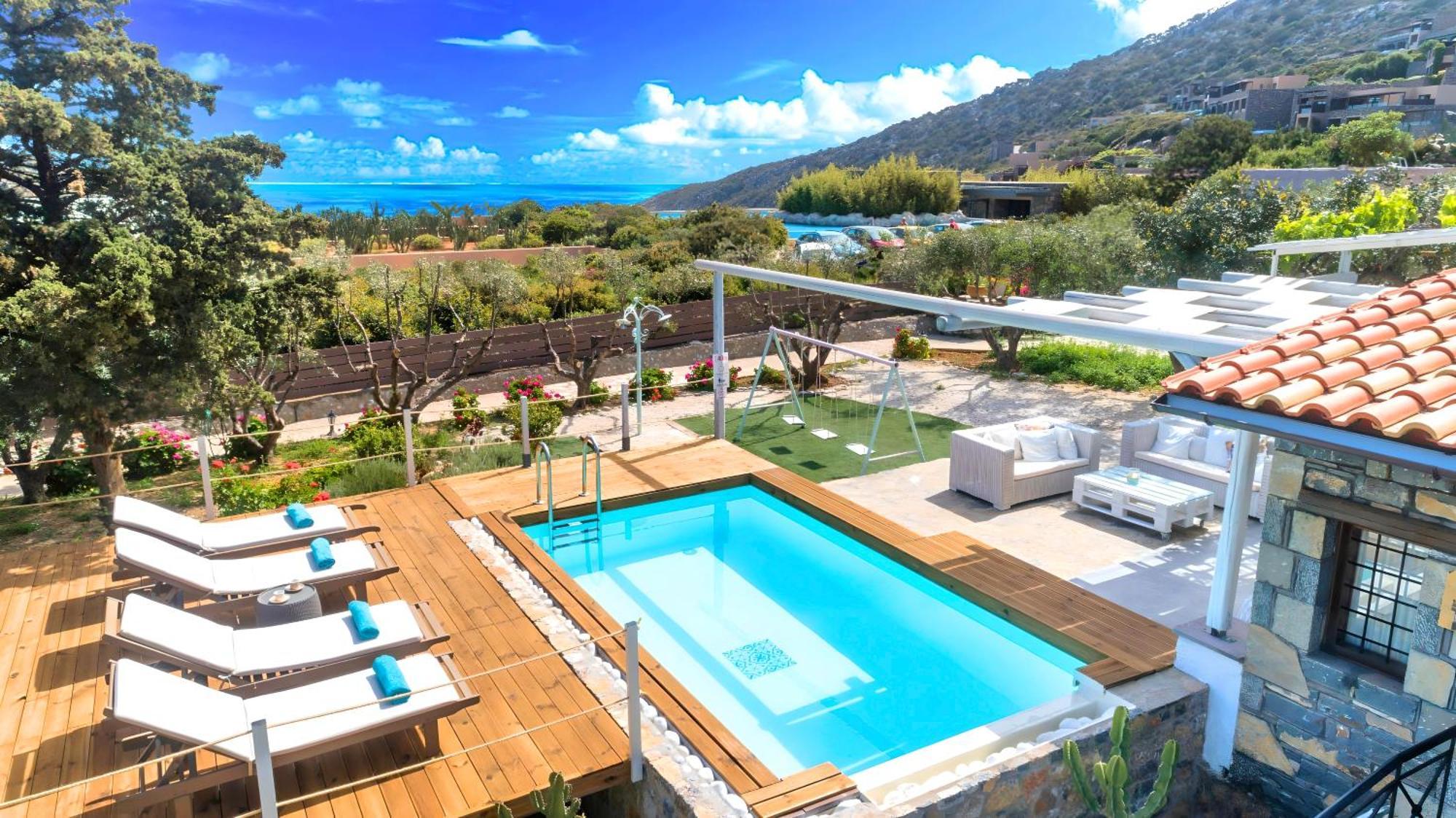 Cretan Lodge Heated Pool Agios Nikolaos  Luaran gambar