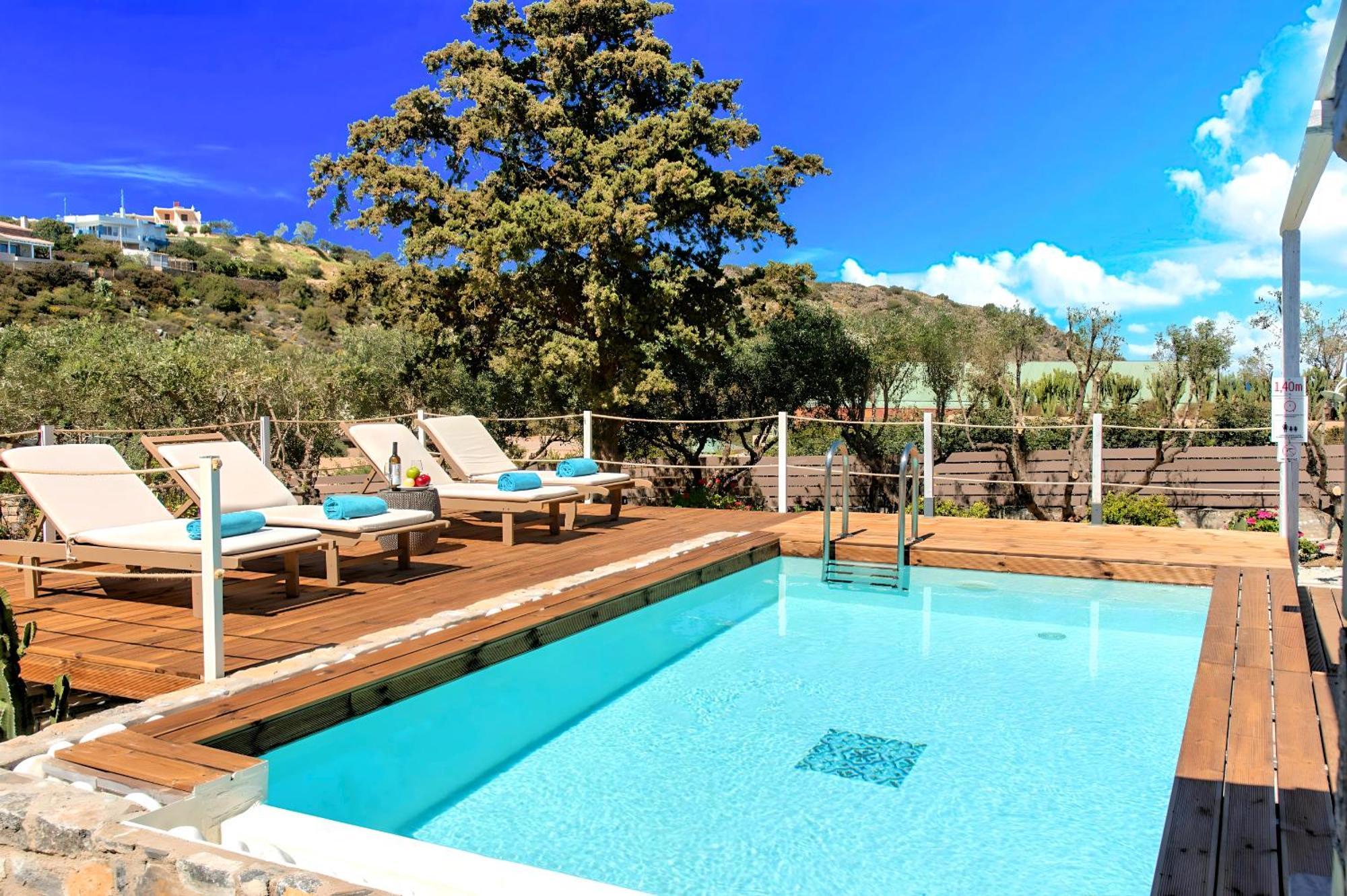 Cretan Lodge Heated Pool Agios Nikolaos  Luaran gambar